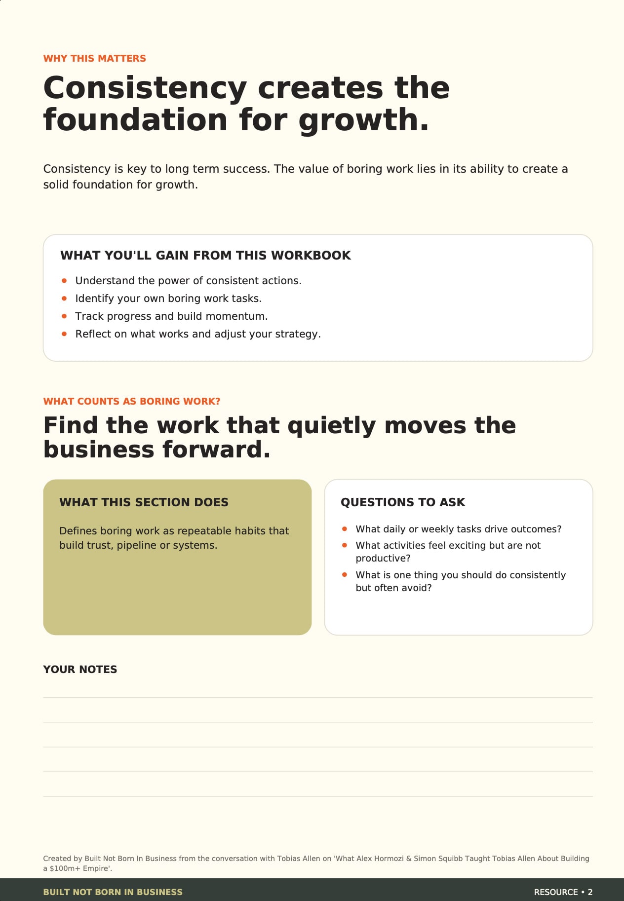 Preview of The 'Boring' Work Blueprint